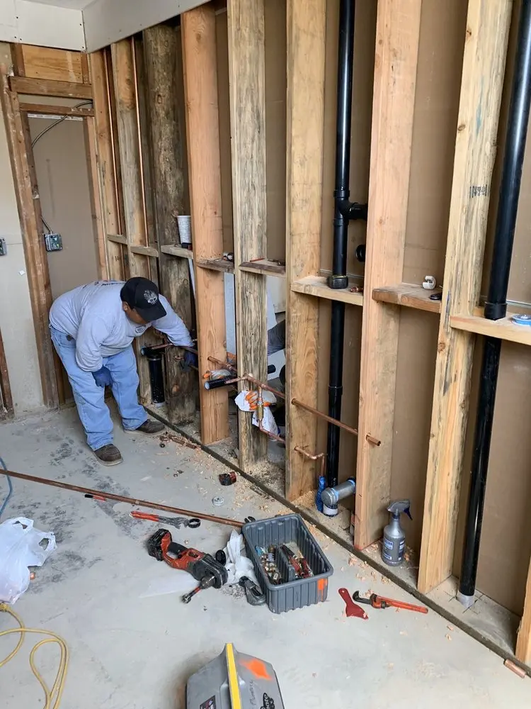 Commercial rough-in plumbing for Gas Line Repair in Jarrettown